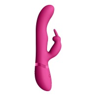 VIVE MAY Pink Rechargeable Pulse-Wave Rabbit Vibrator