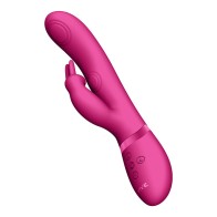 VIVE MAY Pink Rechargeable Pulse-Wave Rabbit Vibrator