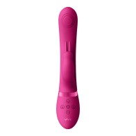 Vibrador Conejito Rosa Pulse-Wave Recargable VIVE MAY