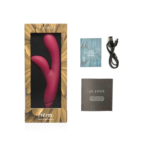 Je Joue Hera Rechargeable Silicone Rabbit Vibrator - Premium Pleasure