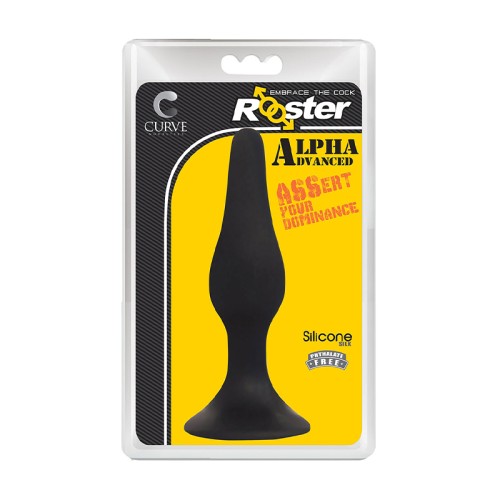 Plug Anal de Silicona Advanced Curve Toys Rooster