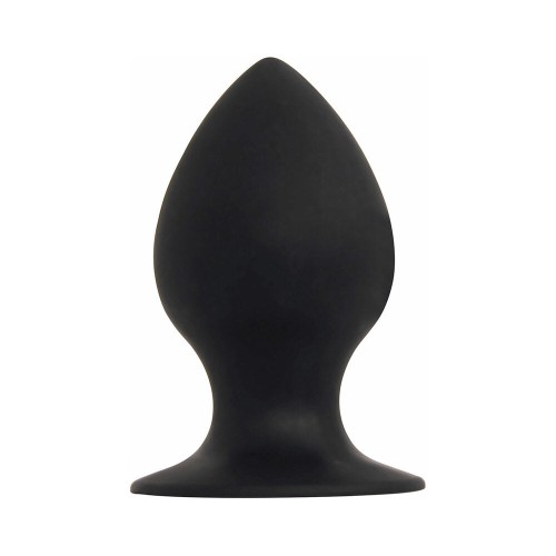 Curve Toys Rooster Daddy-O Large Silicone Anal Plug Black