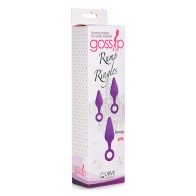 Gossip Rump Ringers 3-Piece Anal Plug Set