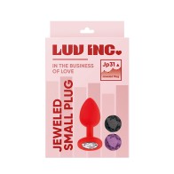 Plug Pequeño con Joyas de Silicona Luv Inc Jp31