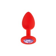 Luv Inc Jp31 Jeweled Small Plug Silicone