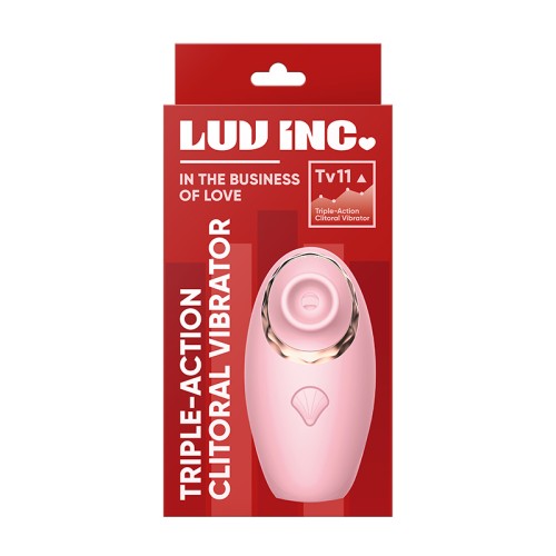 Luv Inc Tv11 Triple-Action Clitoral Vibrator