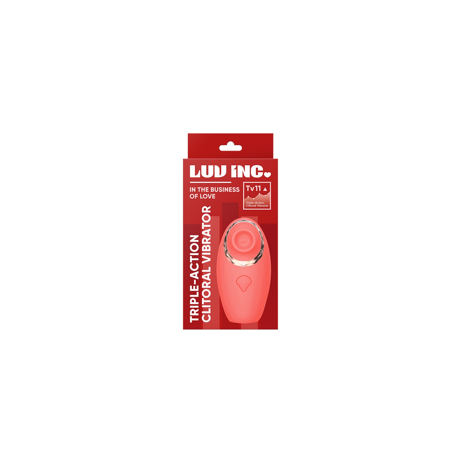 Luv Inc Tv11 Triple-Action Clitoral Vibrator