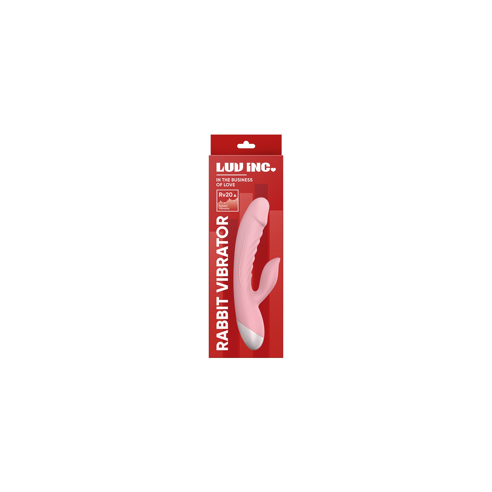 Vibrador Conejo Luv Inc RV20 - Placer de Estimulación Dual