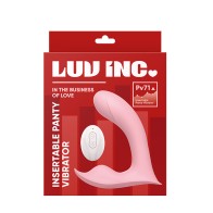 Vibrador para Panty Insertable Luv Inc Pv71 Rosa