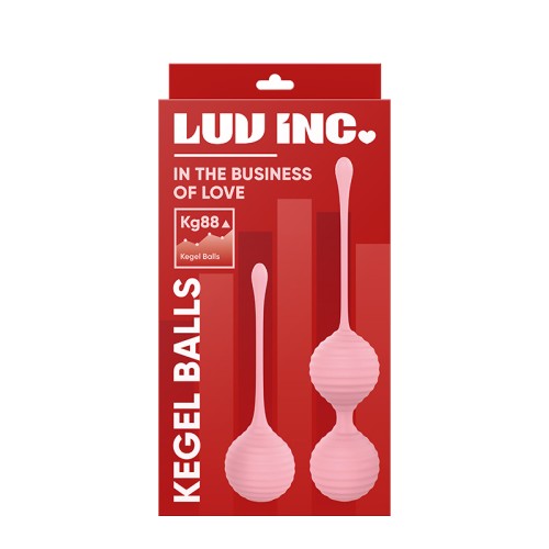 Set de 2 Bolas Kegel Luv Inc Kg88 Rosa Claro