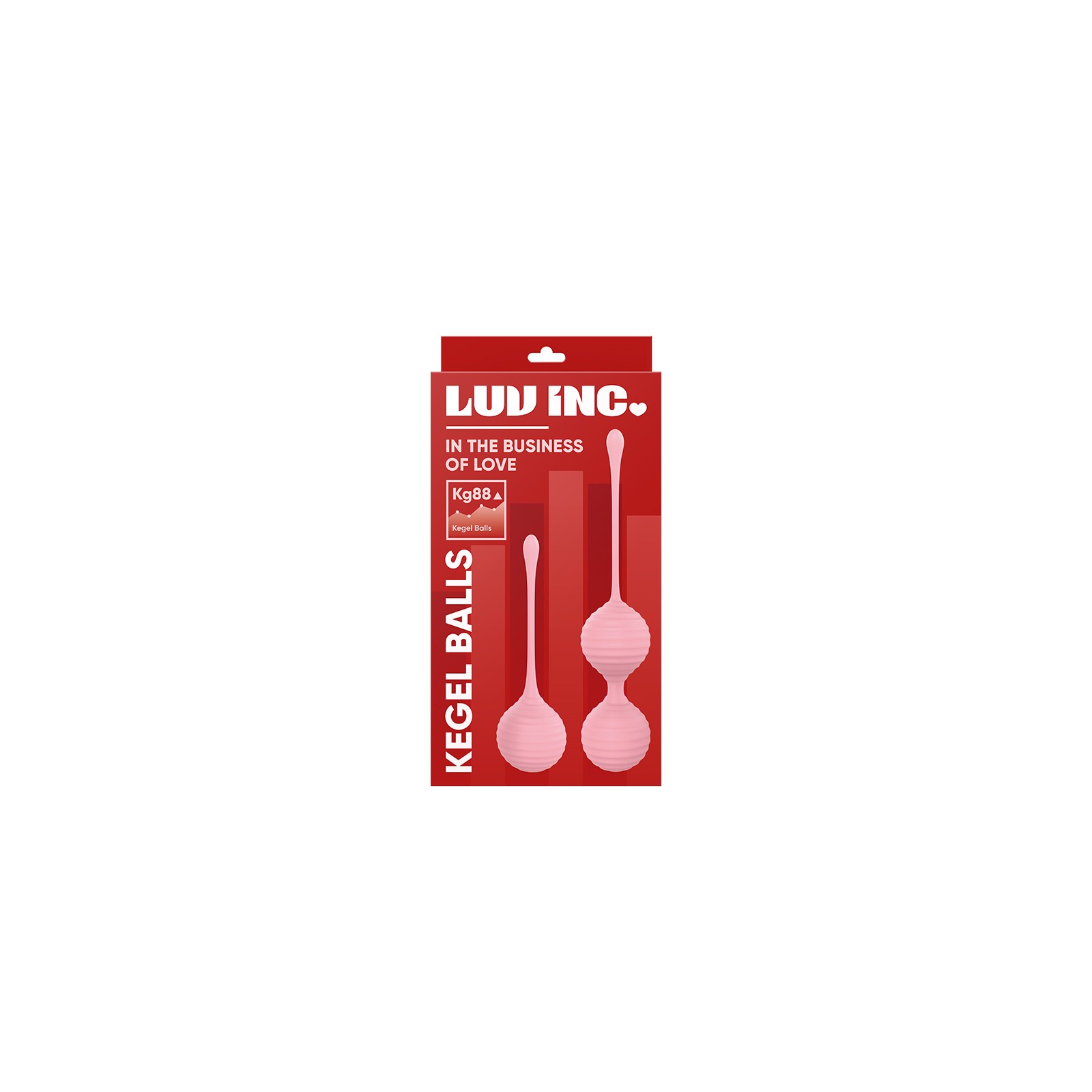 Set de 2 Bolas Kegel Luv Inc Kg88 Rosa Claro