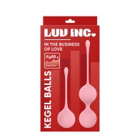 Set de 2 Bolas Kegel Luv Inc Kg88 Rosa Claro