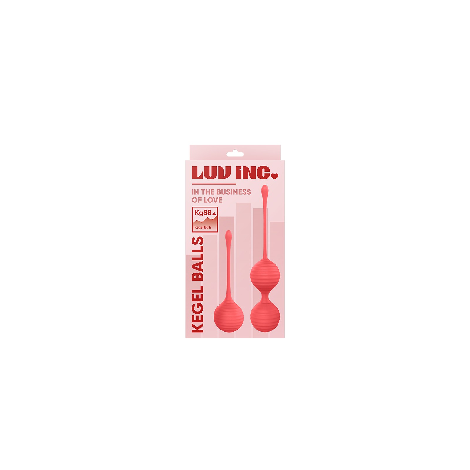 Luv Inc KG88 Kegel Balls Training Set - Coral