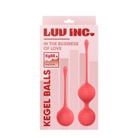 Luv Inc KG88 Kegel Balls Training Set - Coral