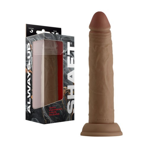 Shaft Modelo J: Dildo Realista de Silicona Doble Densidad de 7.5 Pulgadas