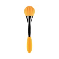 Gender X Sunflower Rechargeable Dual-Ended Silicone Wand Vibrator - Yellow