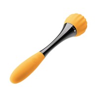 Gender X Sunflower Rechargeable Dual-Ended Silicone Wand Vibrator - Yellow