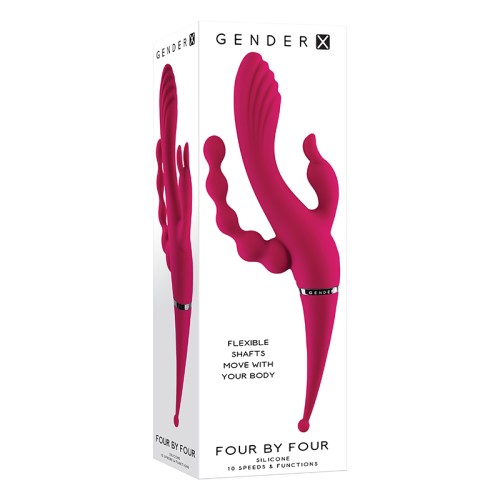 Vibrador Doble Estimulador Gender X Four By Four