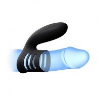 Love to Love We Ring Rechargeable Vibrating Cockring Black Onyx