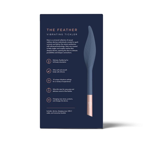 Deia The Feather Vibrating Tickler - Versatile Stimulation