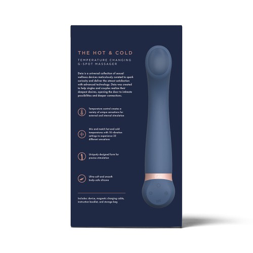 Deia Hot and Cold G-Spot Massager Silicone Blue