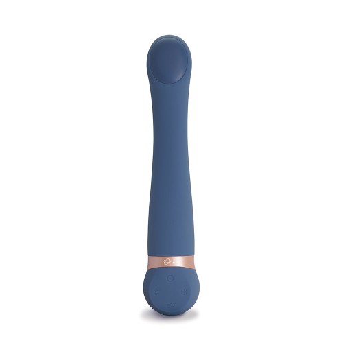 Masajeador G-Spot Deia de Temperatura Variable - Silicona Azul