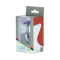 Plug Anal Metal Rose 3 in. de Lux Active