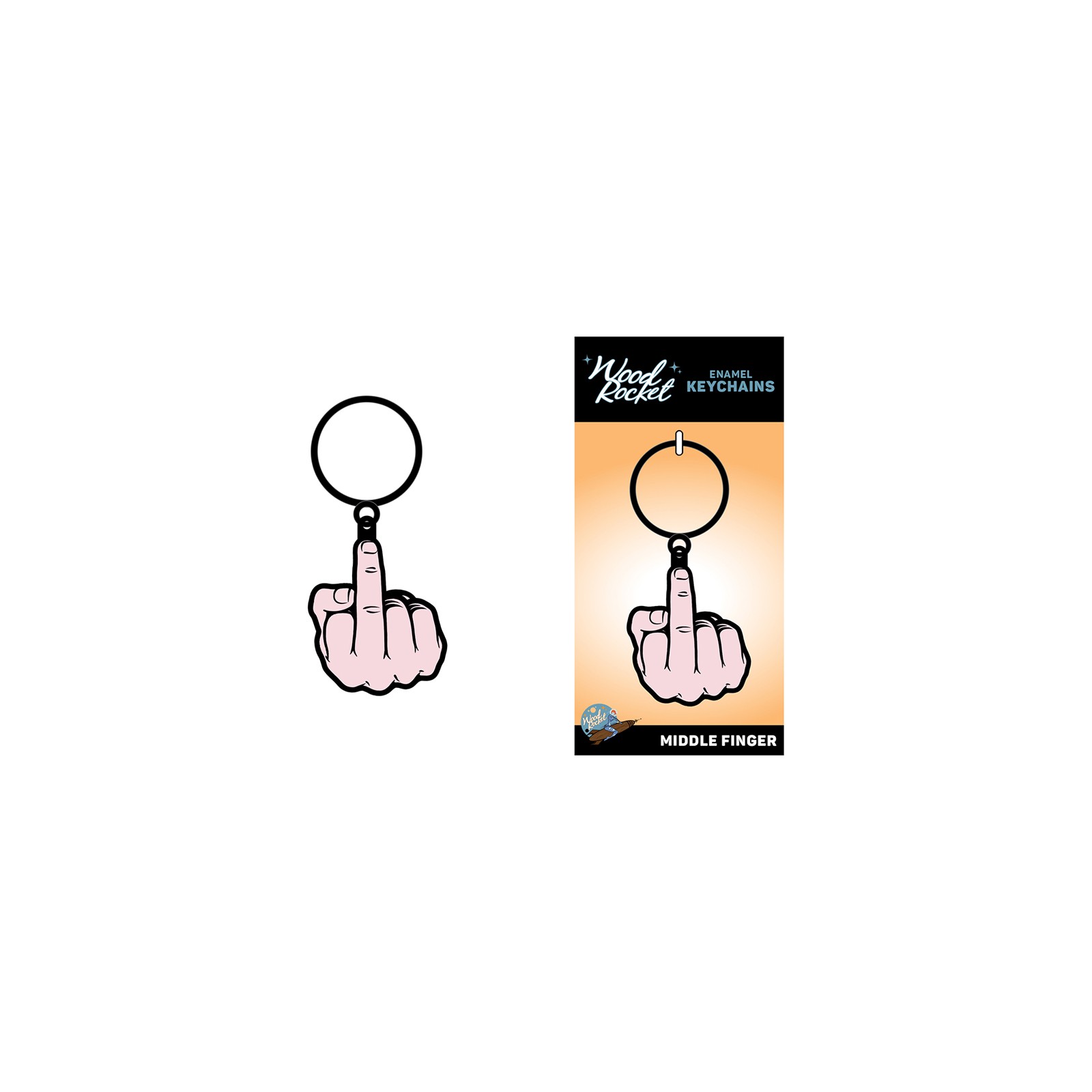 Sex Toy Keychain Middle Finger