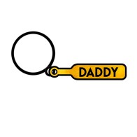 Daddy Paddle Keychain for Sexual Pride