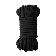 Ouch! Japanese Rope 10 m Black - Silk for Bondage Fun