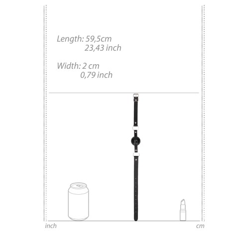 Ouch! Breathable Ball Gag for Ultimate BDSM