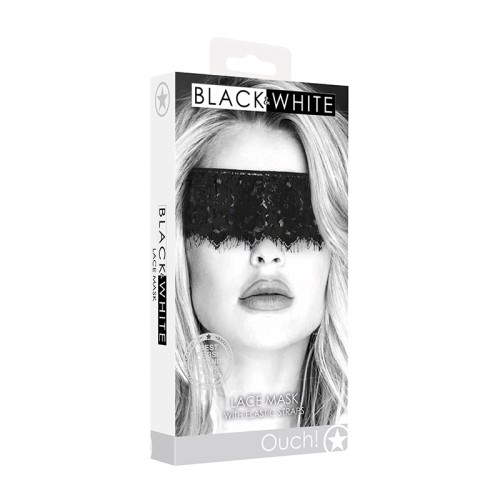 Ouch! Black Lace Mask Blindfold - Sensory Enhancement