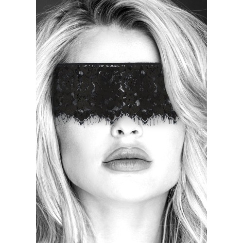 Ouch! Black Lace Mask Blindfold - Sensory Enhancement