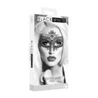 Ouch! Black & White Queen Lace Eye Mask