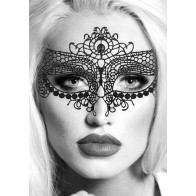 Ouch! Black & White Queen Lace Eye Mask