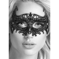 Ouch! Black & White Empress Lace Eye Mask