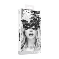 Ouch! Royal Lace Eye Mask Black & White