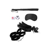 Ouch! Black & White Bondage Belt Restraint System