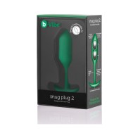 b-Vibe Snug Plug 2 Weighted Anal Plug for Beginners