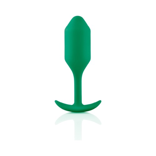 b-Vibe Snug Plug 2 Plug Anal con Peso para Principiantes