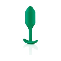 b-Vibe Snug Plug 2 Weighted Anal Plug for Beginners