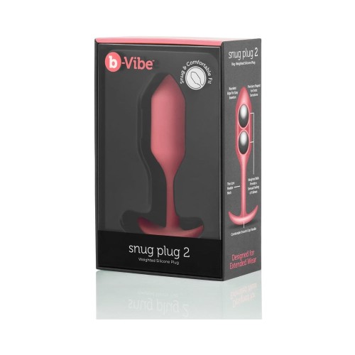 b-Vibe Snug Plug 2 Weighted Anal Plug