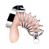 Blue Line Urethral Play Cock Cage - Advanced Pleasure Device