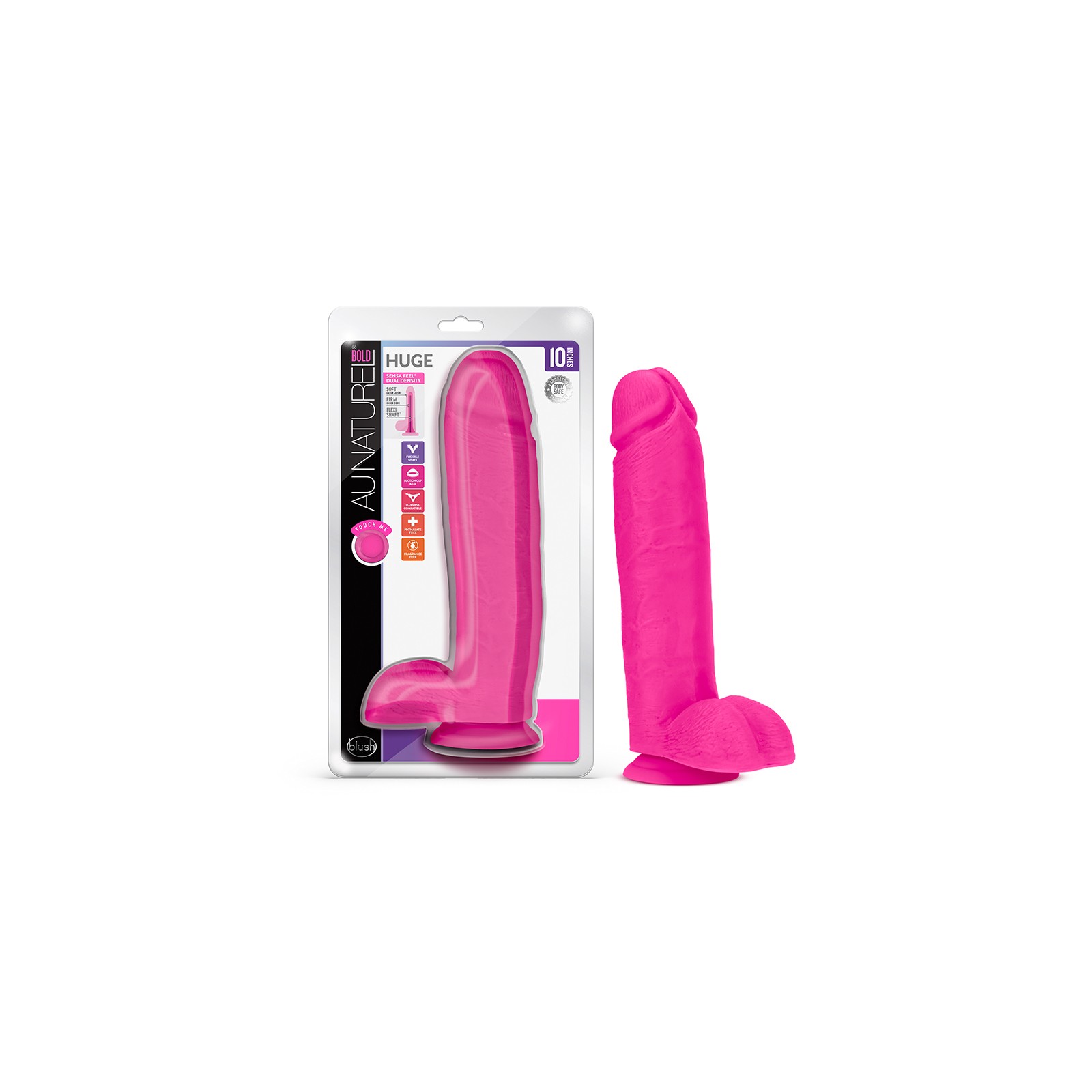 Au Naturel Huge 10-Inch Dildo