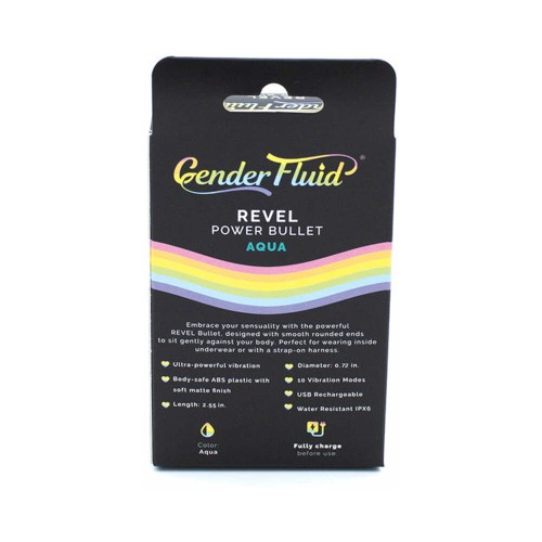 Gender Fluid Revel Power Bullet Aqua