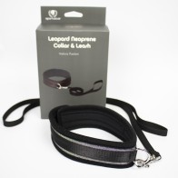 Neoprene Collar and Leash for Intimate Play