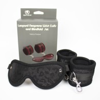 Spartacus Blindfold and Wrist Cuff Kit Neoprene