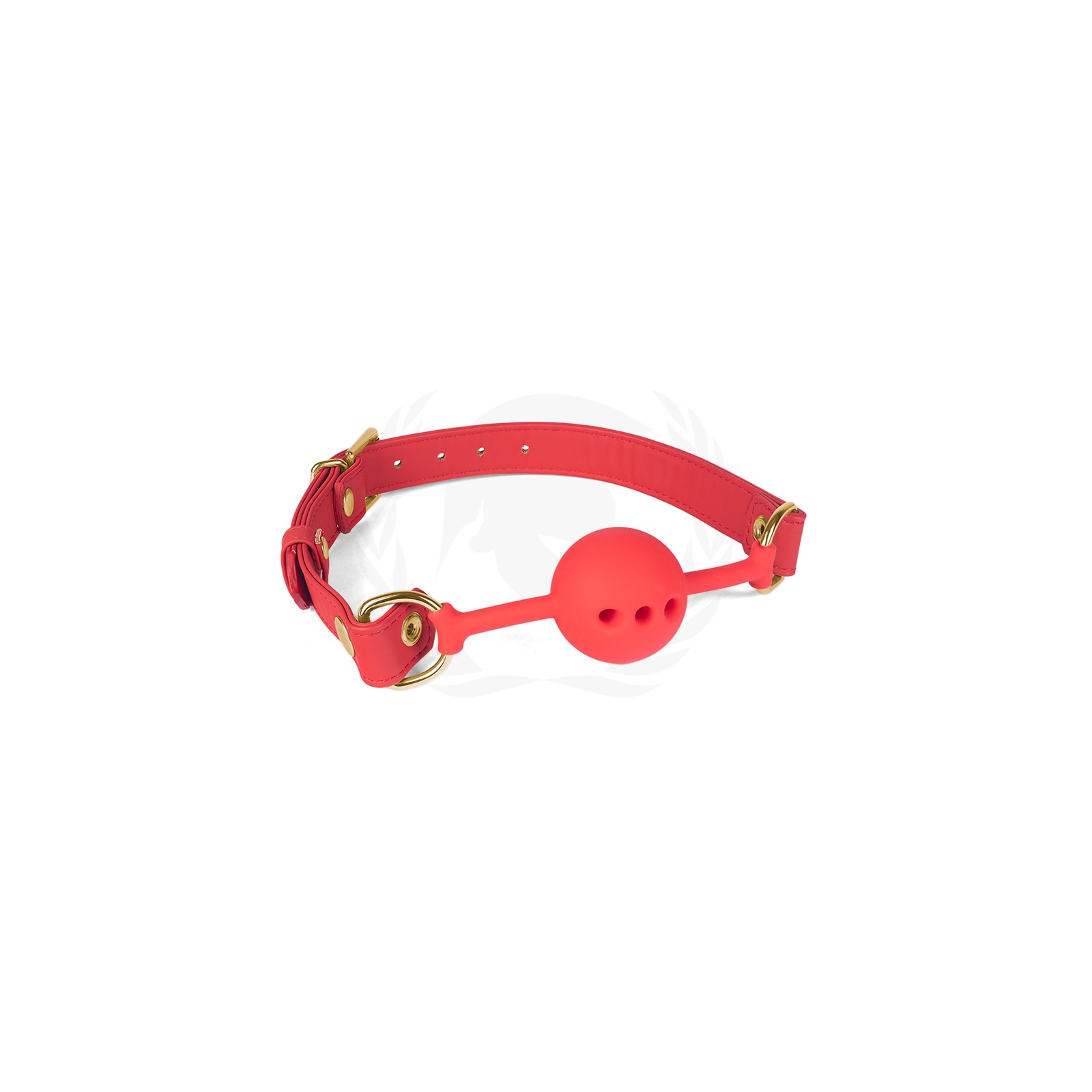 Gag de Bola de Silicona Roja Spartacus para Juego BDSM