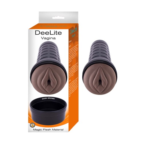 DeeLite Dark Brown Vagina Stroker