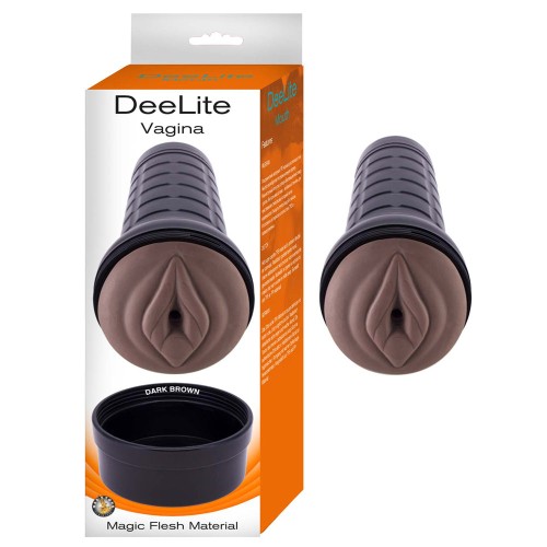 DeeLite Dark Brown Vagina Stroker